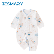 Bộ Đồ Ngủ Liền Thân Tay Dài Chất Liệu 100% Cotton Hữu Cơ Dành Cho Bé Trai Và Bé Gái